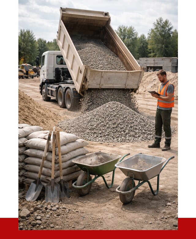 Доставка нерудных материалов в Перми от 1285 руб. | ПРОНЕРУДПрм