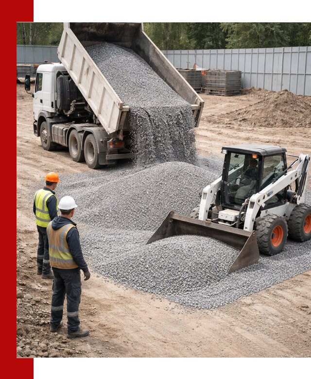 Доставка и продажа гранитного щебня фракции 0-5 в Перми