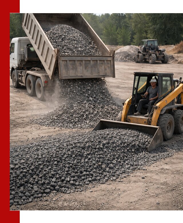 Гранитный щебень фракция 40-70 с доставкой в Перми