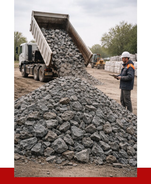 Гранитный щебень фракция 100-200 в Перми от 4499 р. ПРОНЕРУДПрм