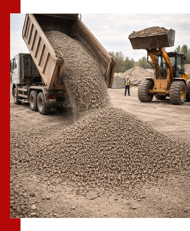 Гравийный щебень фракция 3–10 с доставкой в Перми