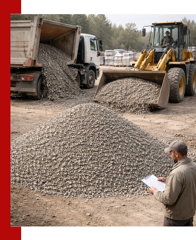Гравийный щебень фракция 5–10 с доставкой в Перми
