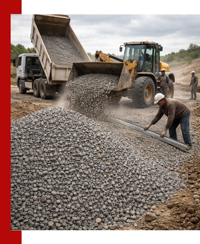 Гравийный щебень фракция 5-20 с доставкой в Перми
