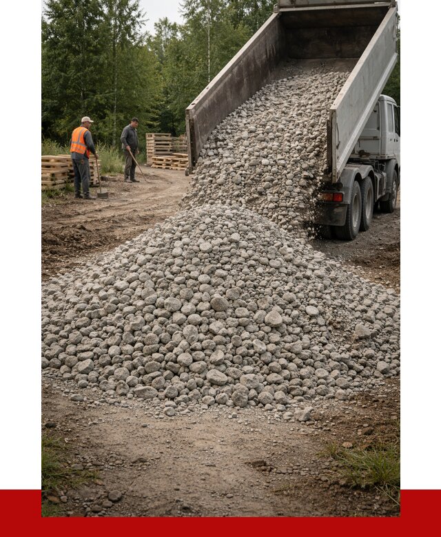 гравийный щебень фракция 70-120 в Перми от 2624 р. ПРОНЕРУДПрм