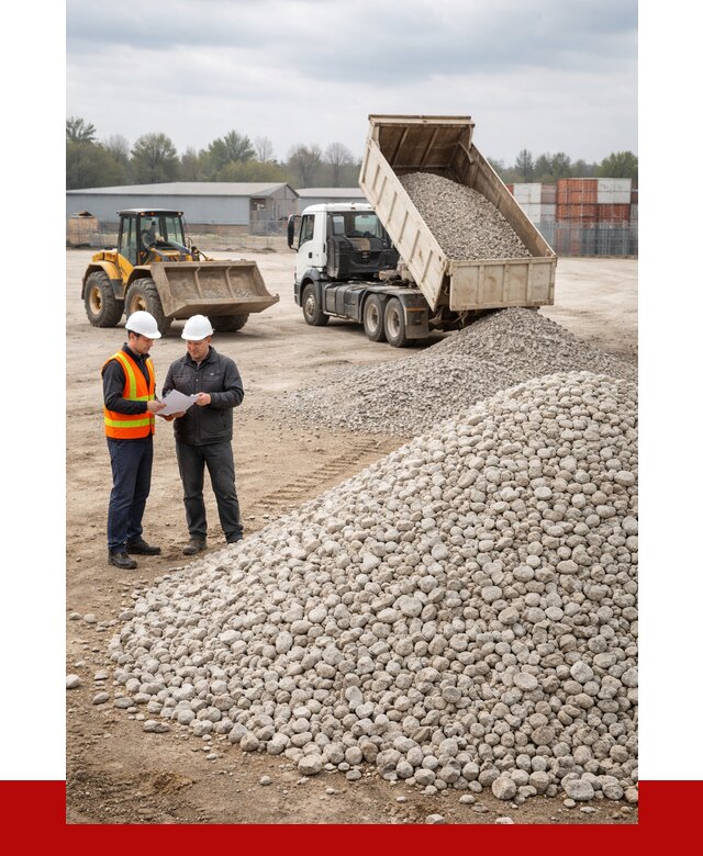 Известняковый щебень в Перми от 1500 р. доставка | ПРОНЕРУДПрм