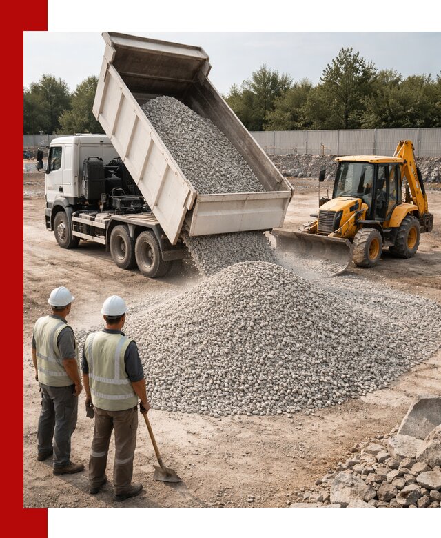 Купить известняковый щебень фракции 5–10 мм с доставкой в Перми