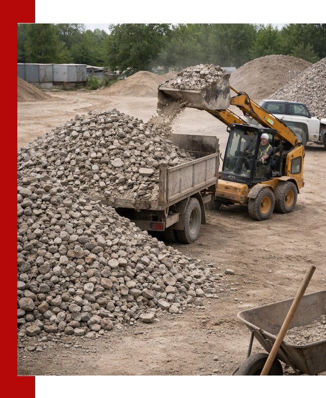 Доставка вторичного щебня в Перми для строительных работ
