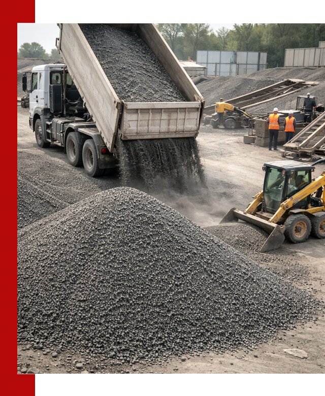 Вторичный щебень фракция 0–5 с доставкой в Перми