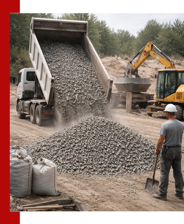 Доставка и продажа бетонного щебня в Перми