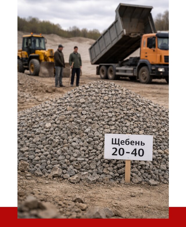 Бетонный щебень фракция 20-40 в Перми от 2624 р. | ПРОНЕРУДПрм