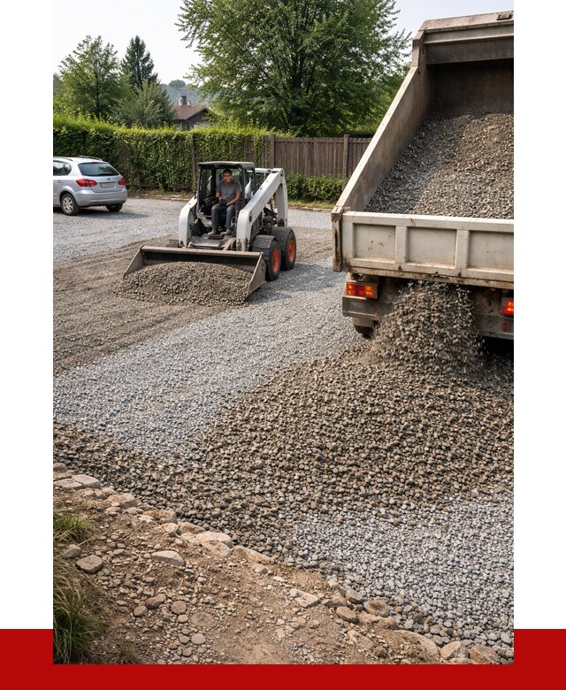 Щебень для парковки в Перми с доставкой от 1285 р.| ПРОНЕРУДПрм