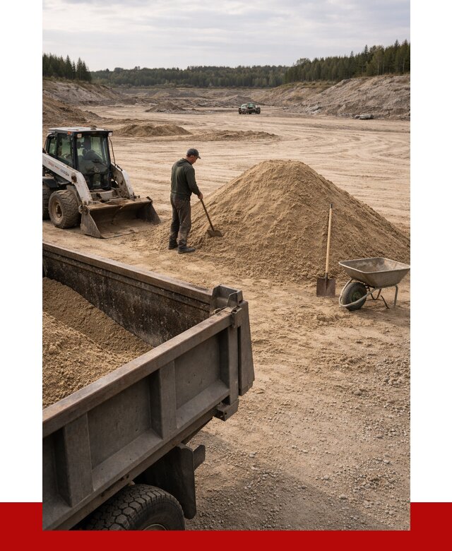 Карьерный песок среднезернистый в Перми, от 2356 р. ПРОНЕРУДПрм