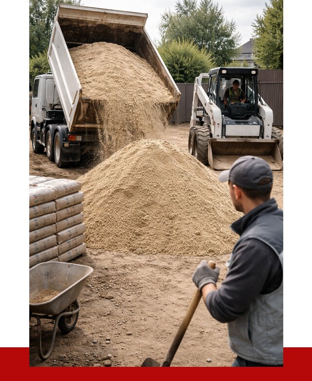 Мытый речной песок с доставкой в Перми от 1553 р. | ПРОНЕРУДПрм