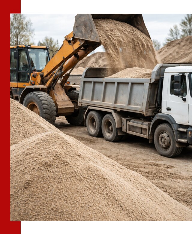 Доставка сеяного песка в Перми оптом и в розницу