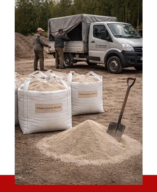 Кварцевый песок для пескоструя в Перми от 4820 р. | ПРОНЕРУДПрм