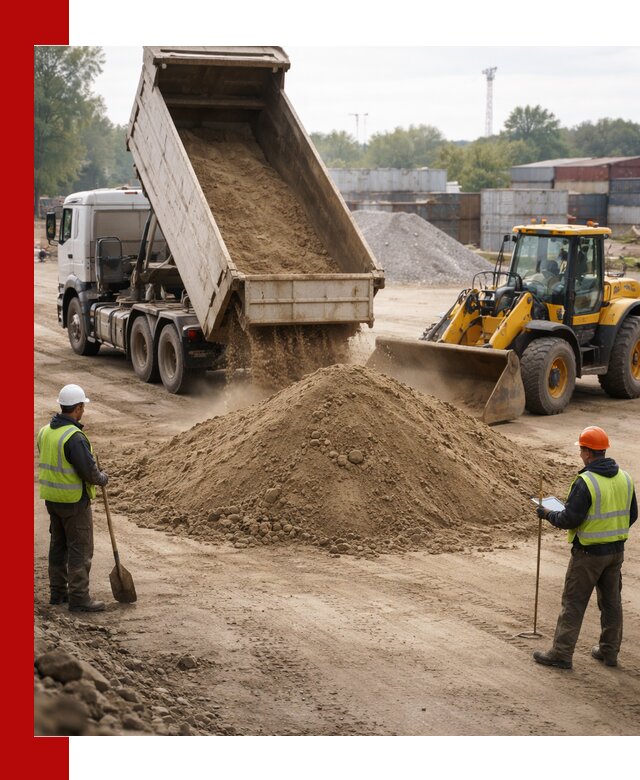 Доставка и продажа пескогрунта оптом и в розницу в Перми