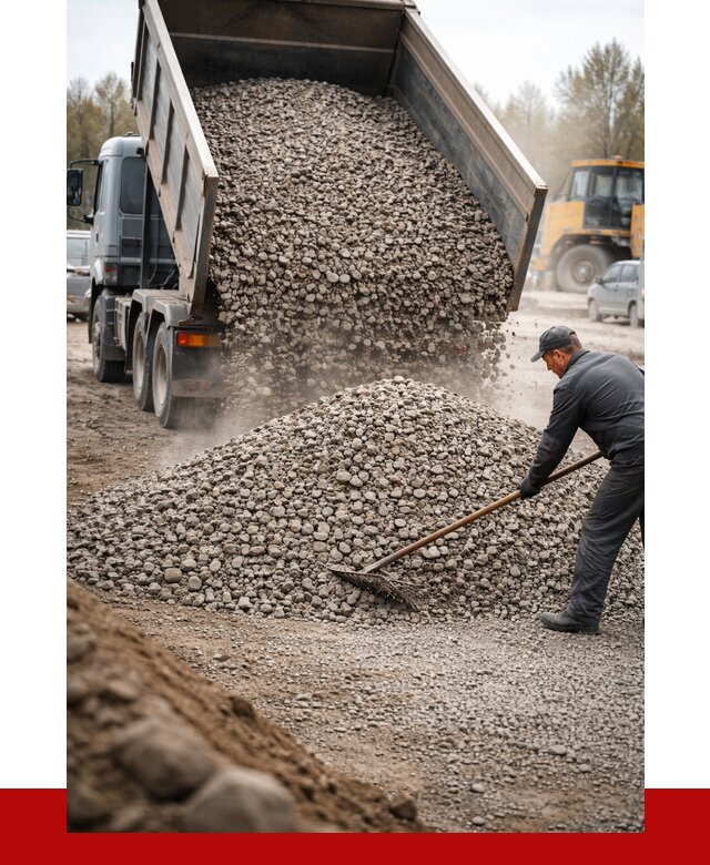 Гравий фракция 20-40 в Перми от 2678 р. доставка | ПРОНЕРУДПрм