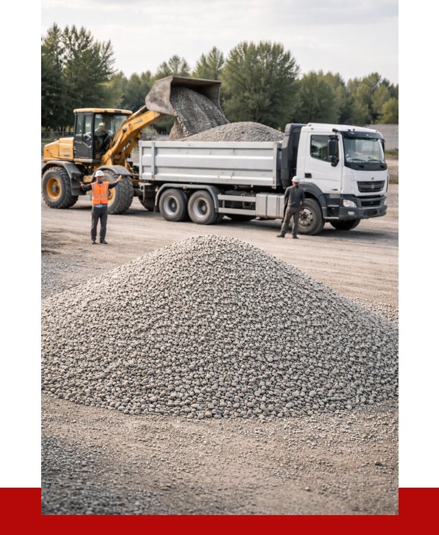 Купить мытый гравий в Перми от 3749 р, доставка ПРОНЕРУДПрм