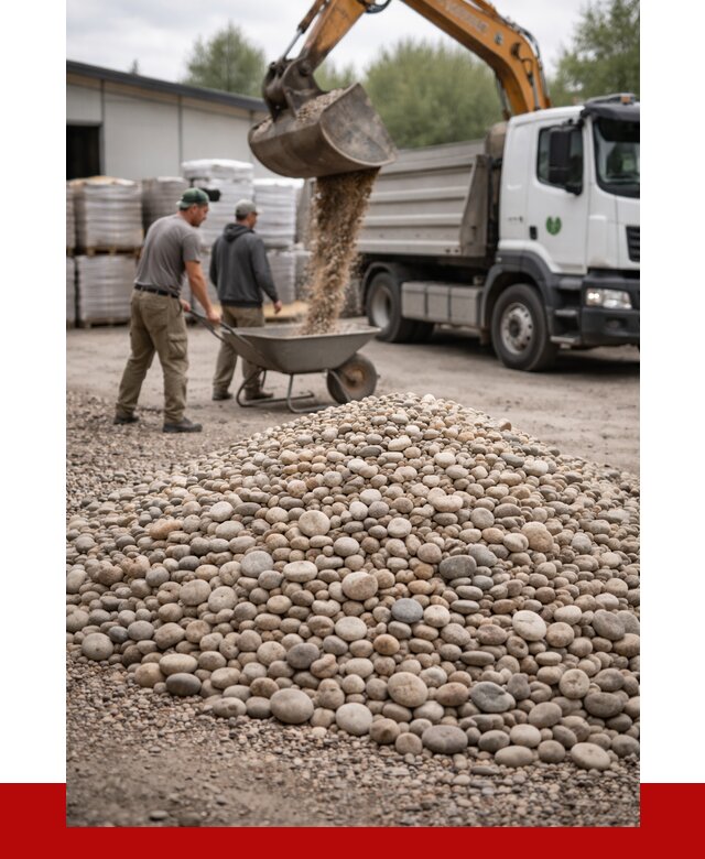 Галька декоративная в Перми от 3428 р. за куб | ПРОНЕРУДПрм