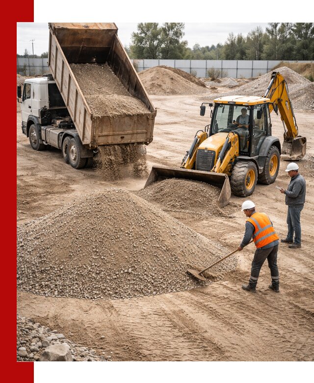 Поставка и доставка ПГС С4 в мешках и самосвалах в Перми