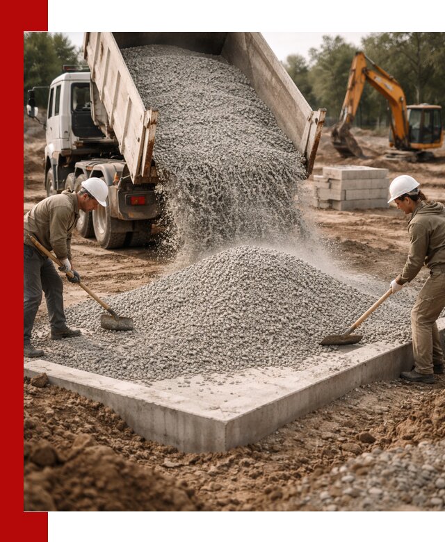 Доставка и продажа отсева для бетона в Перми