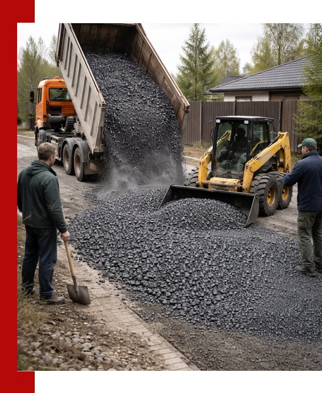 Крошка габбро с доставкой в Перми для строительных работ