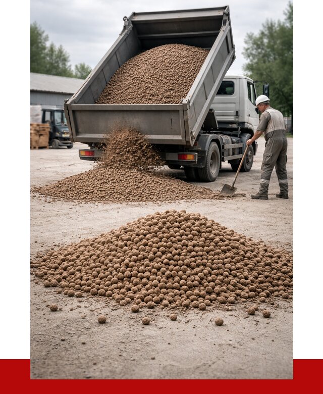 Керамзит с доставкой в Перми от 4499 р. за м3 | ПРОНЕРУДПрм