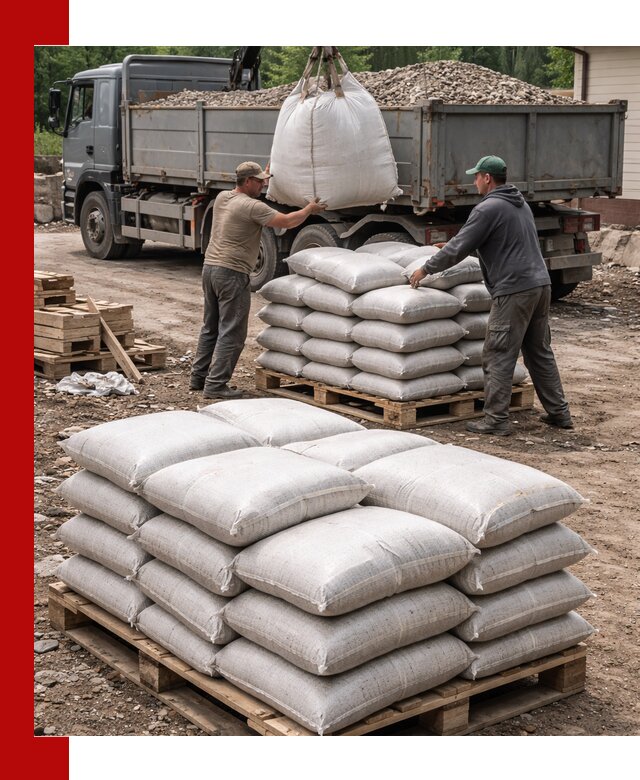 Керамзит в мешках с доставкой в Перми от компании-поставщика