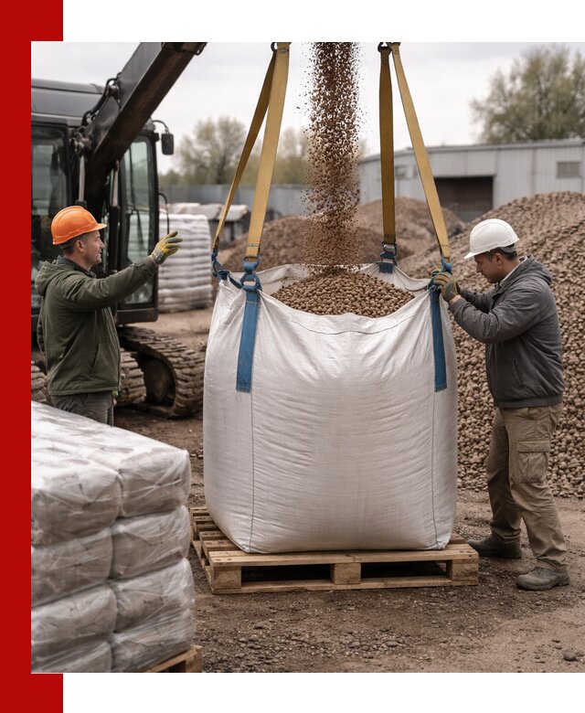 Керамзит в биг-бегах с доставкой в Перми
