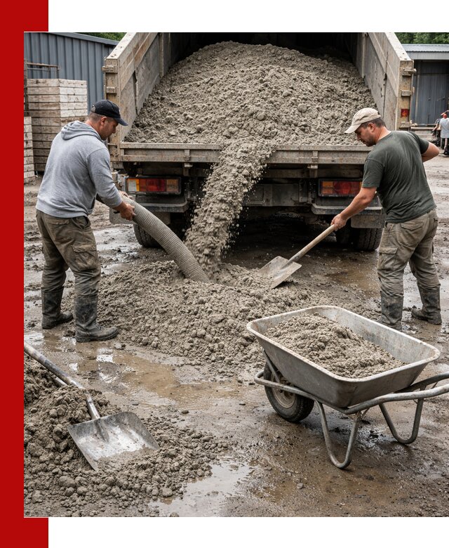 Цементно-песчаная смесь М150 доставка в Перми