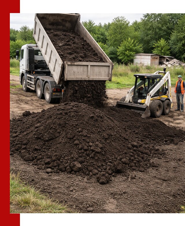 Поставка плодородной земли с доставкой самосвалом в Перми