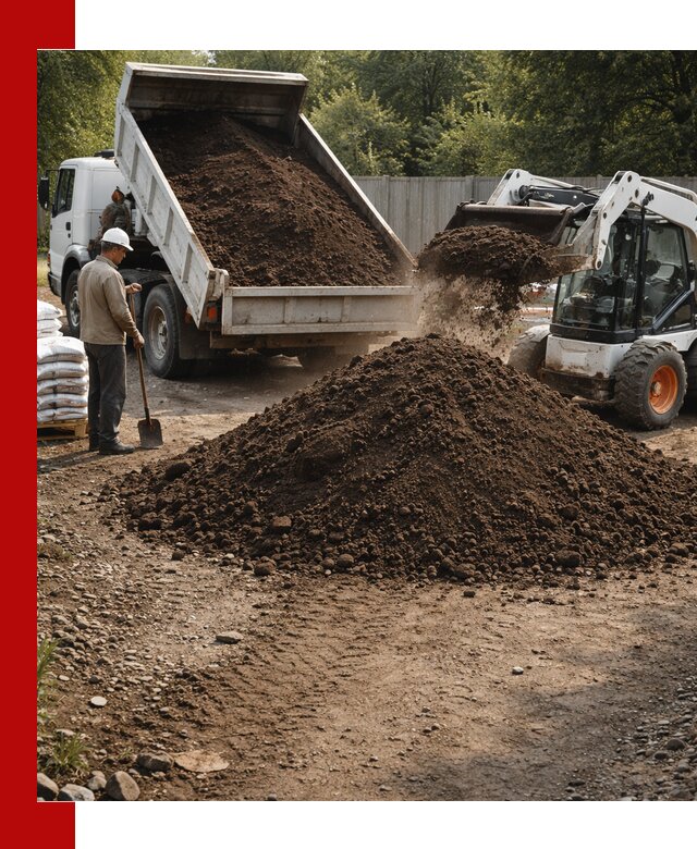 Доставка растительного грунта в Перми от производителя оптом и в розницу