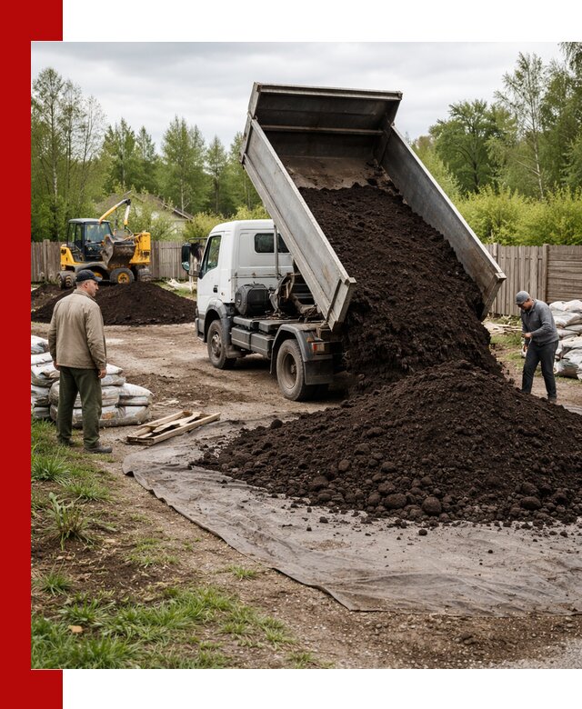 Доставка качественного почвогрунта в Перми оптом и в розницу