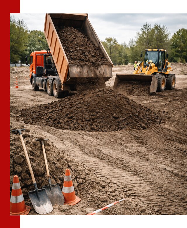 Поставка и доставка планировочного грунта в Перми