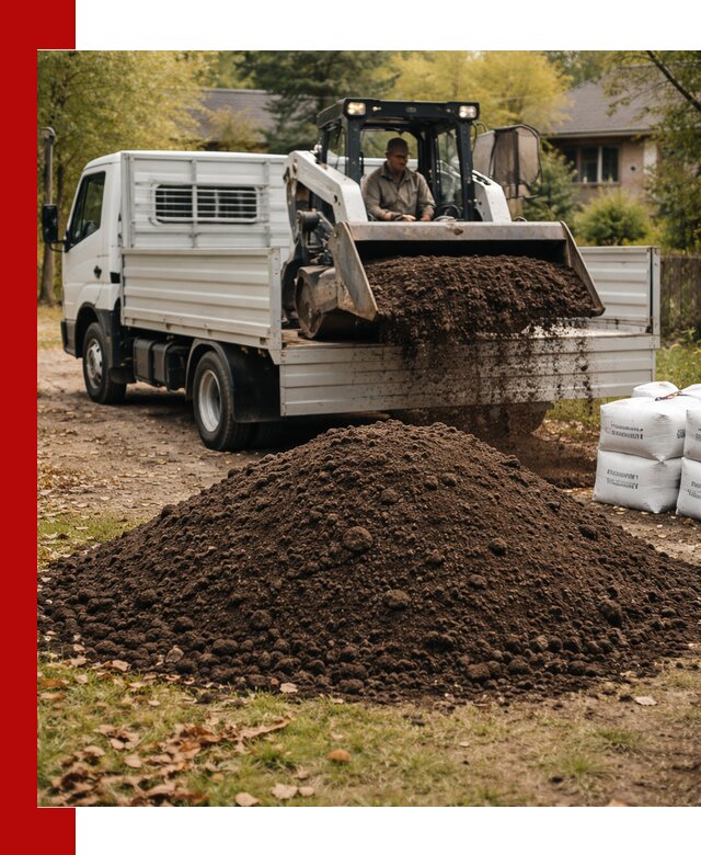 Доставка садовой земли в больших объёмах в Перми