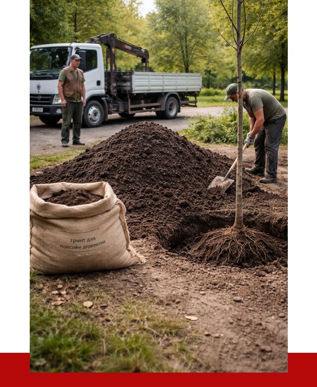Грунт для посадки деревьев в Перми от 1285 р. | ПРОНЕРУДПрм