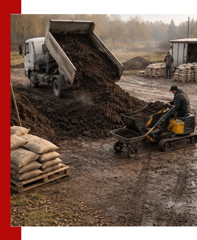 Кислый торф в доставке по выгодным ценам в Перми