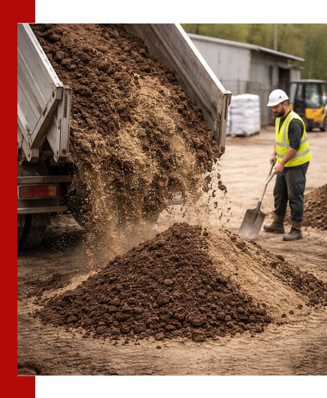 Доставка торфо-песчаной смеси в Перми для строительства и озеленения