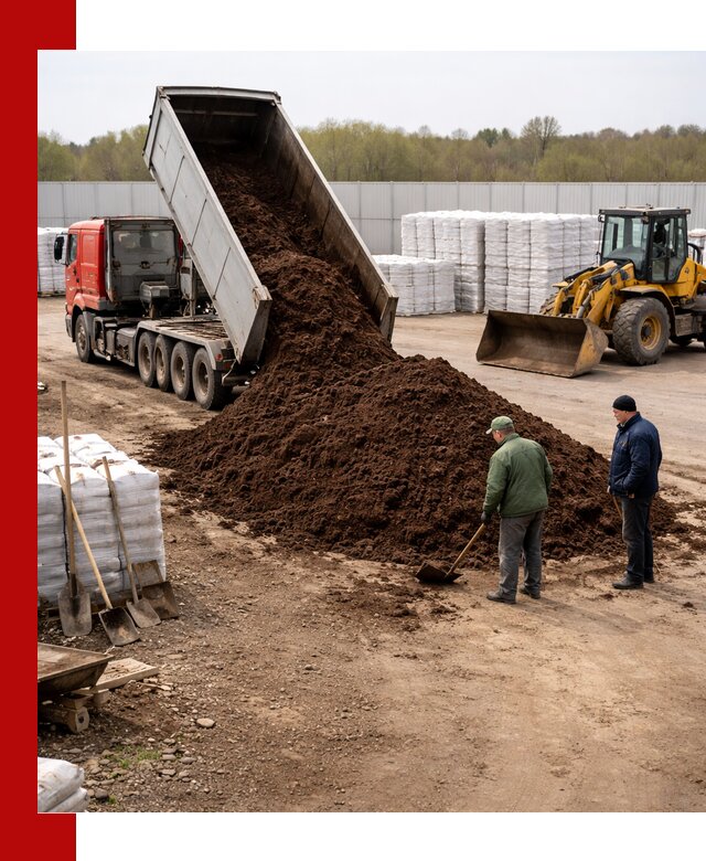 Доставка торфяных смесей оптом и в розницу в Перми