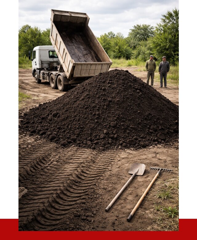 Купить чернозем навалом в Перми от 1285 р. за куб | ПРОНЕРУДПрм