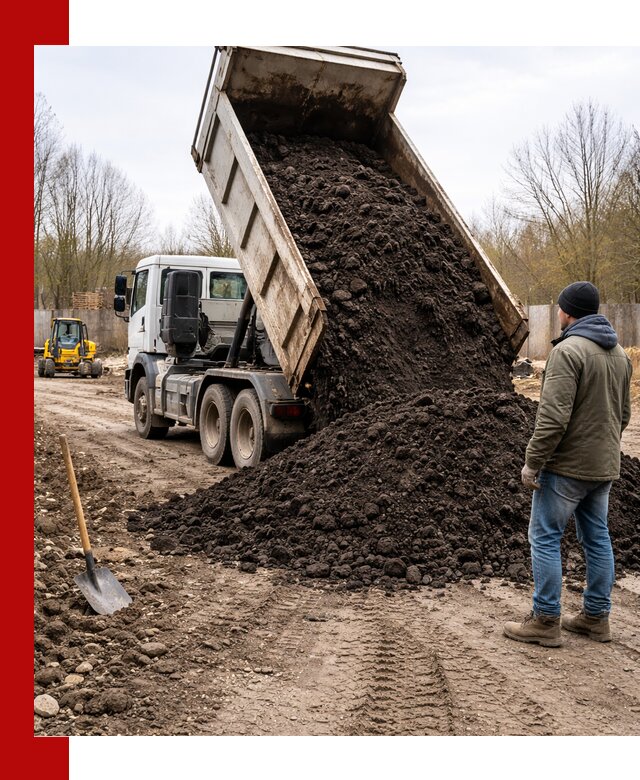 Доставка чернозема навалом в Перми быстро и выгодно