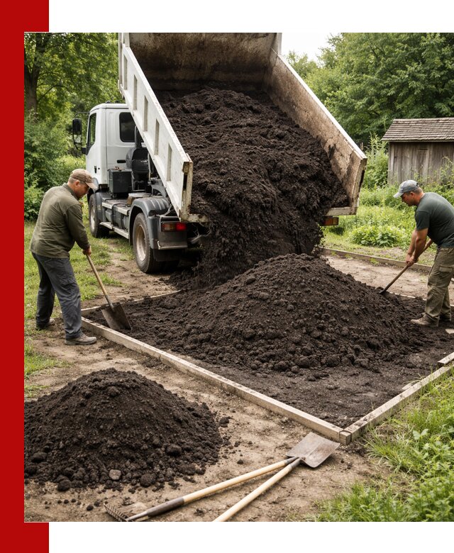 Купить чистый чернозем для огорода с доставкой в Перми