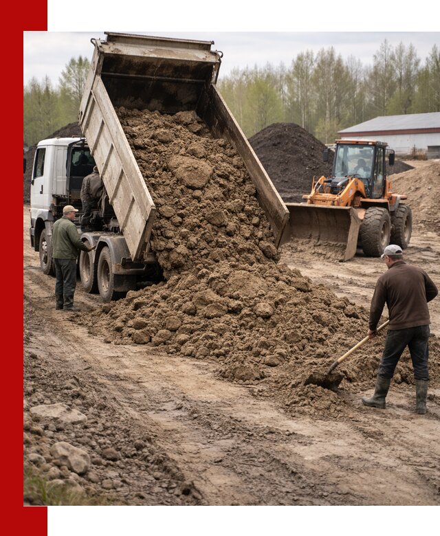 Доставка глин и суглинков в Перми оптом и вкрай