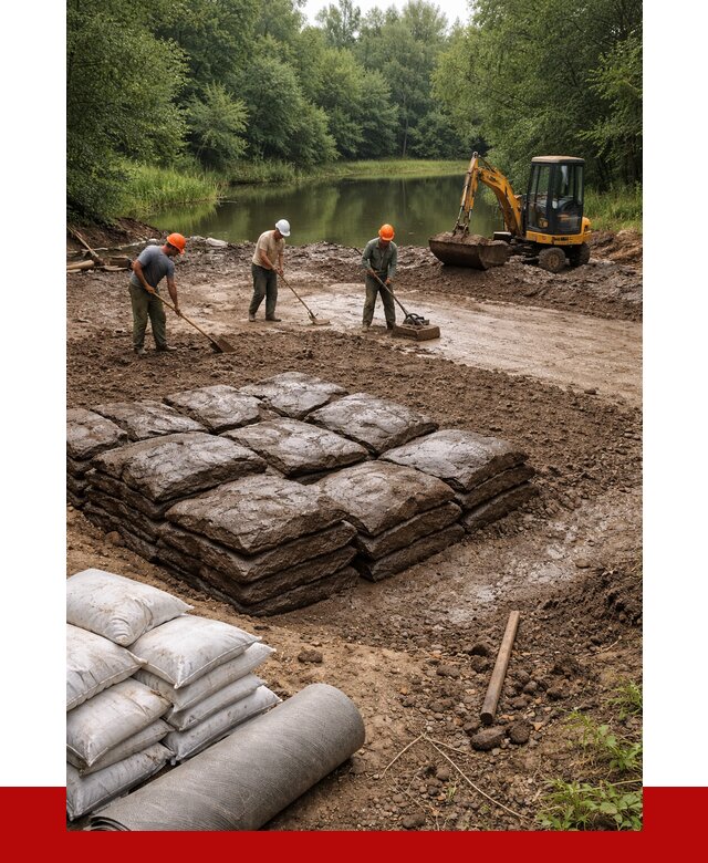 Купить глину для пруда в Перми от 4820 р. с доставкой | ПРОНЕРУДПрм