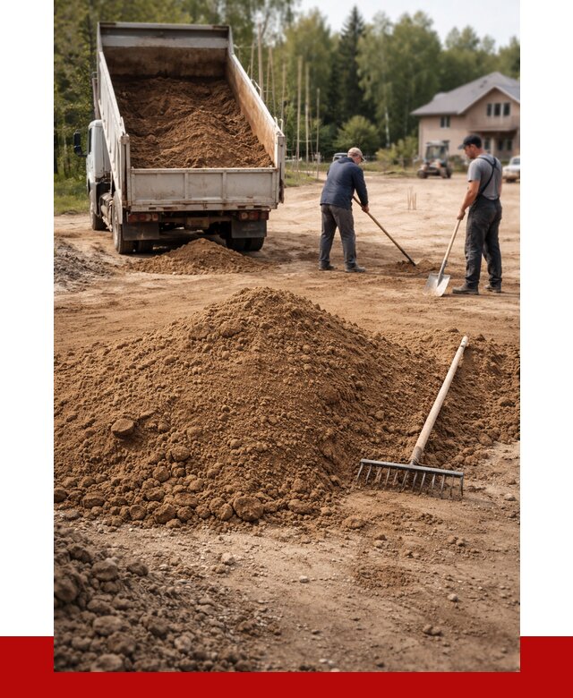 Суглинок для планировки в Перми с доставкой от 4499 р. | ПРОНЕРУДПрм