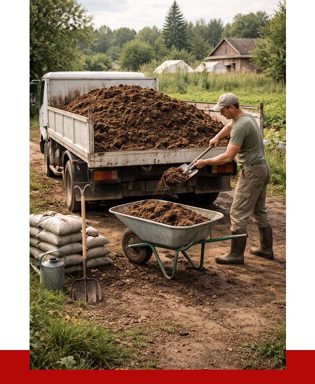 Купить коровий навоз с доставкой в Перми от 1928 р. | ПРОНЕРУДПрм