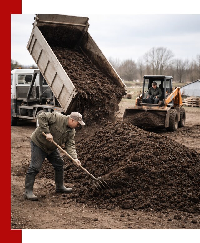 Доставка и продажа перегноя в Перми быстро и дешево