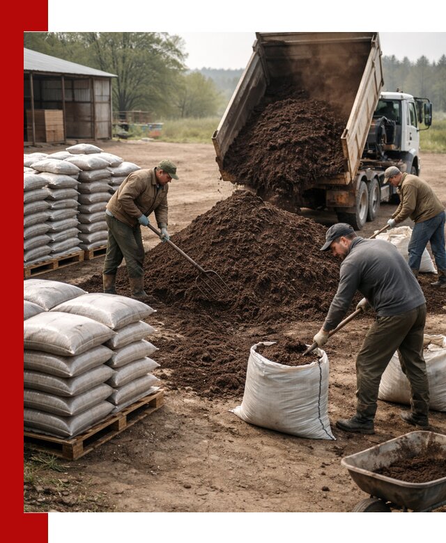 Доставка компоста оптом и в розницу в Перми