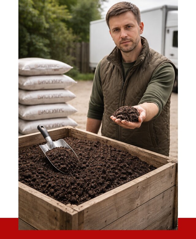 Купить биогумус в Перми с доставкой от 9104 р. за куб | ПРОНЕРУДПрм