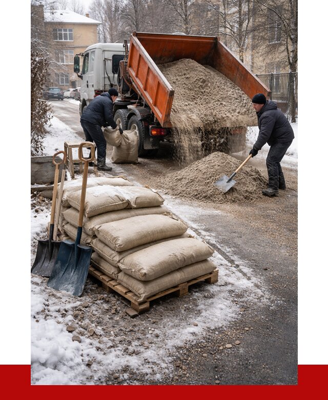 Противогололедные материалы оптом в Перми от 4499 р. | ПРОНЕРУДПрм